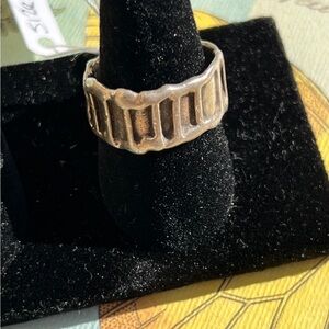 Vintage Sterling Silver Band Ring